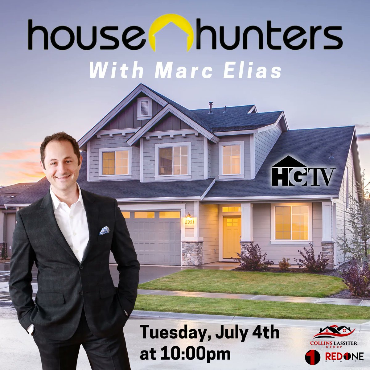 Tune-in on HGTV July 04th at 10:00pm to see local agent Marc Elias in action on House Hunters, Columbus OH edition.