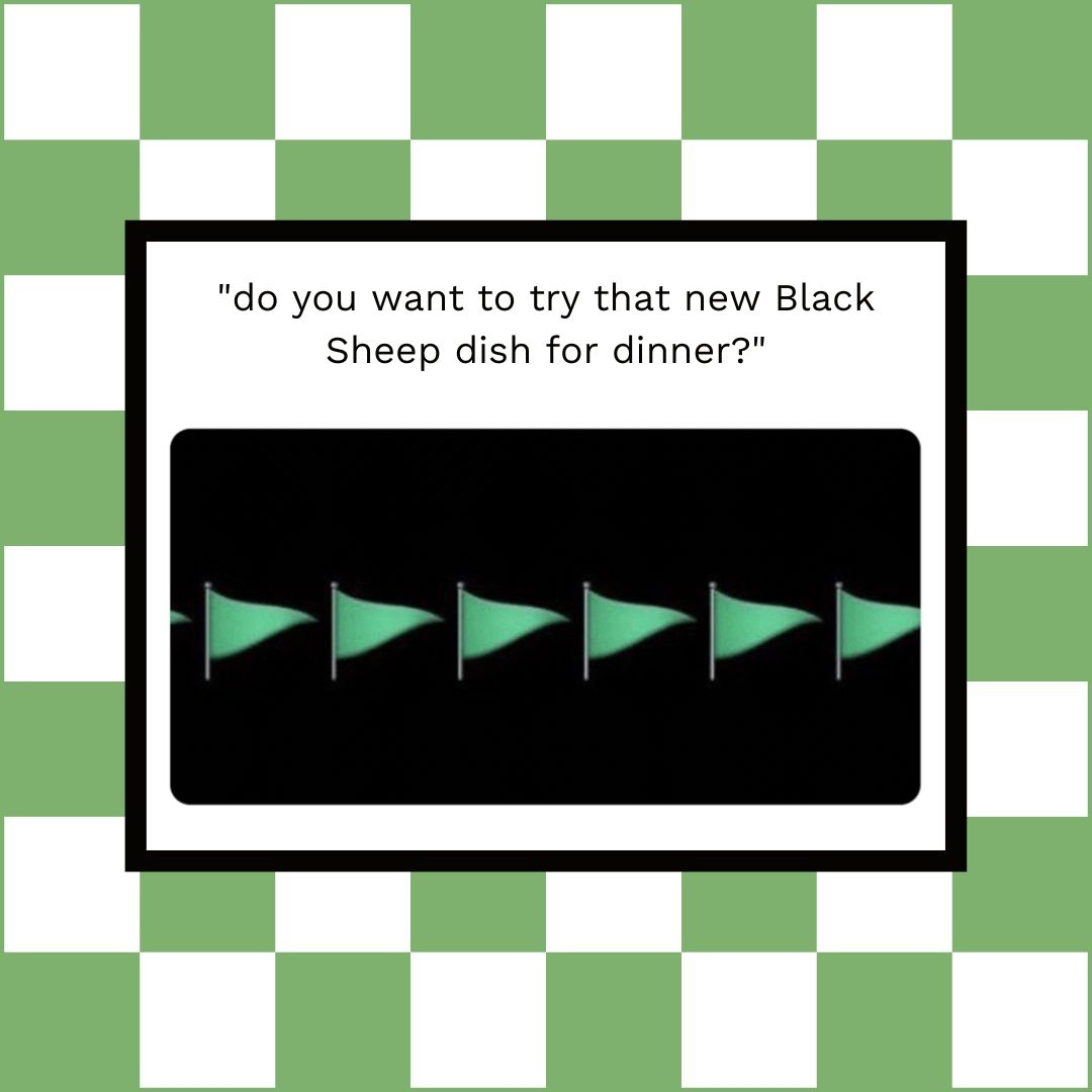 blacksheepeat's tweet image. green flags only ✅✅✅

#BlackSheepFoods #FlavorFreedom
