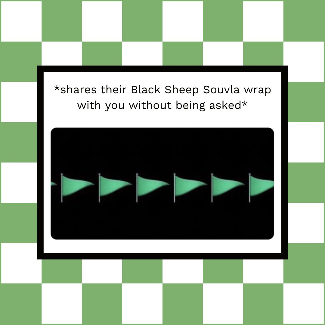 blacksheepeat's tweet image. green flags only ✅✅✅

#BlackSheepFoods #FlavorFreedom