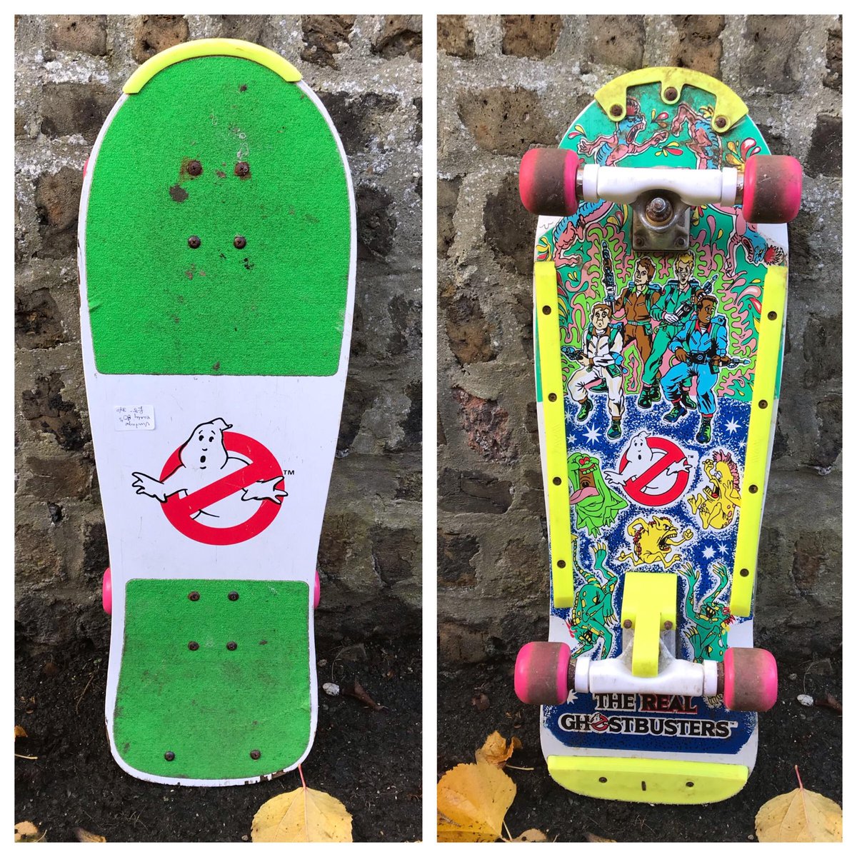 Do a flip kick with this rare Real Ghostbusters skateboard!