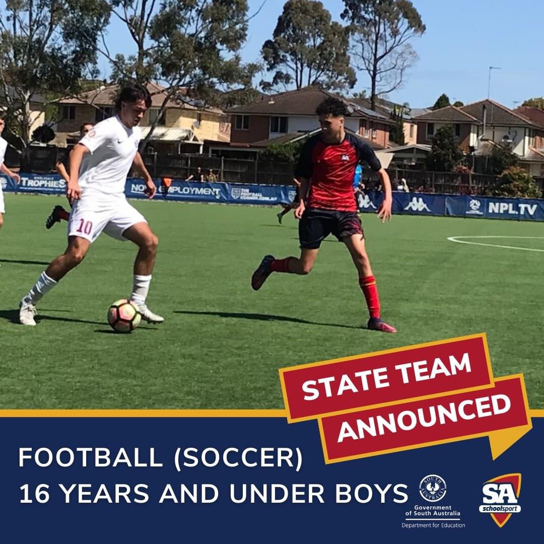 Congratulations to Oscar Moore and Lachlan Shepherd on their selection for SA in upcoming National Schoolboys Championships