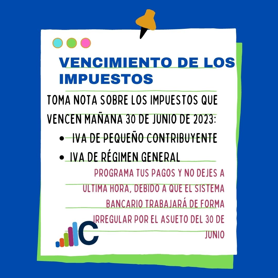 CONTANIC's tweet photo. ⚠️TOMA NOTA

Compartimos contigo los siguientes avisos de tu interés sobre los distintos cumplimientos, actividades y descanso qué se aproximan en los siguientes días para que puedas preaparte con tiempo para cada uno. 🤓📝

#Impuestos #contribuyente #Bancos #Asueto #CONTANIC https://t.co/PLCOcUYvWG