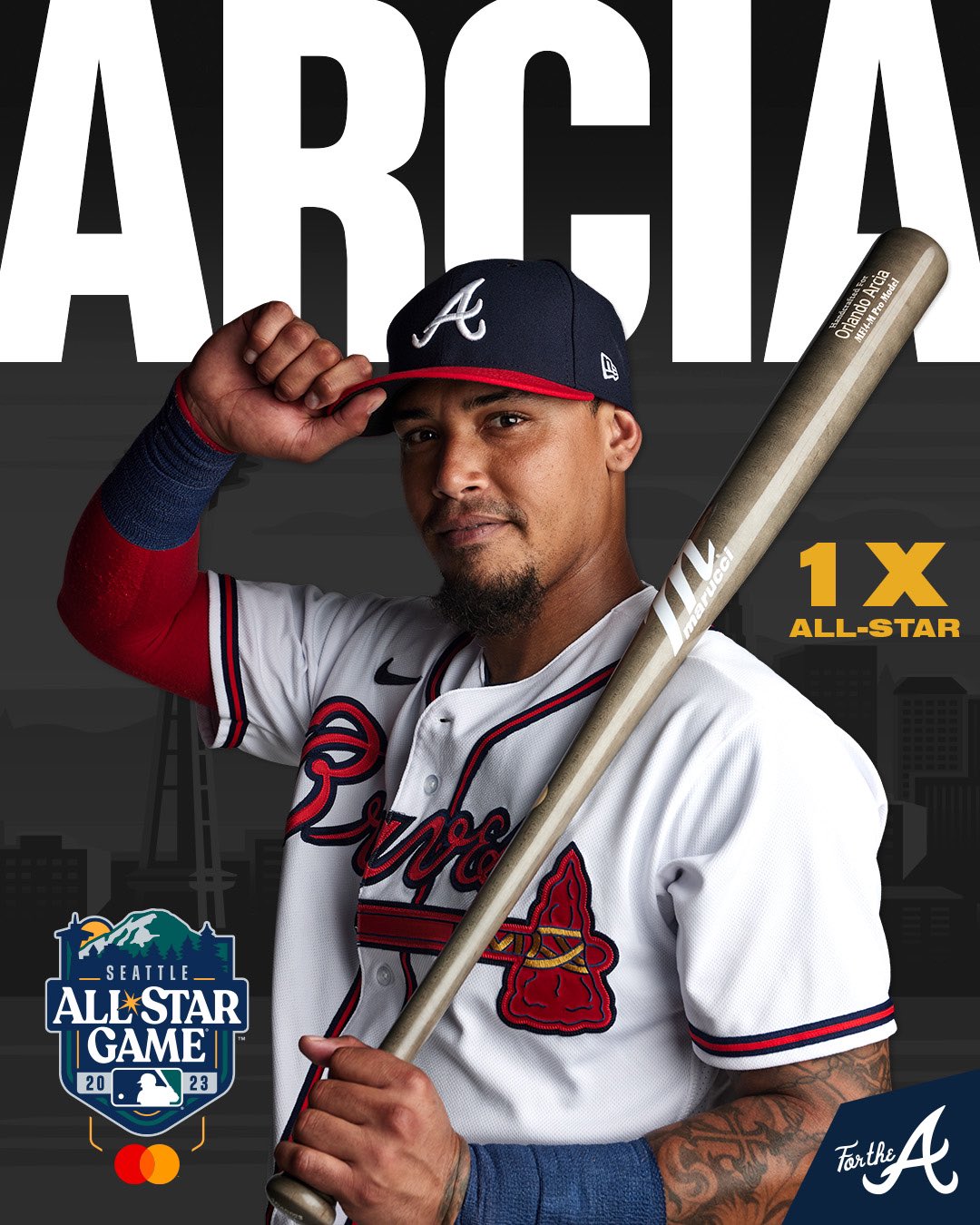 Atlanta Braves on X: Your starting shortstop for the 2023 National League  All-Star Team: Orlando Arcia!  / X