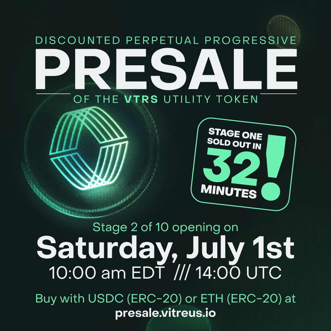 mrscryptorabbit's tweet photo. What a day for @VitreusChain! I'm still smiling ear to ear about today's eChain announcement @CollabChad shared!
If you're looking for a breathe of fresh air in the crypto/blockchain space, I highly encourage you to join our Discord to learn more about how you can participate! https://t.co/cFQngfBt0g
