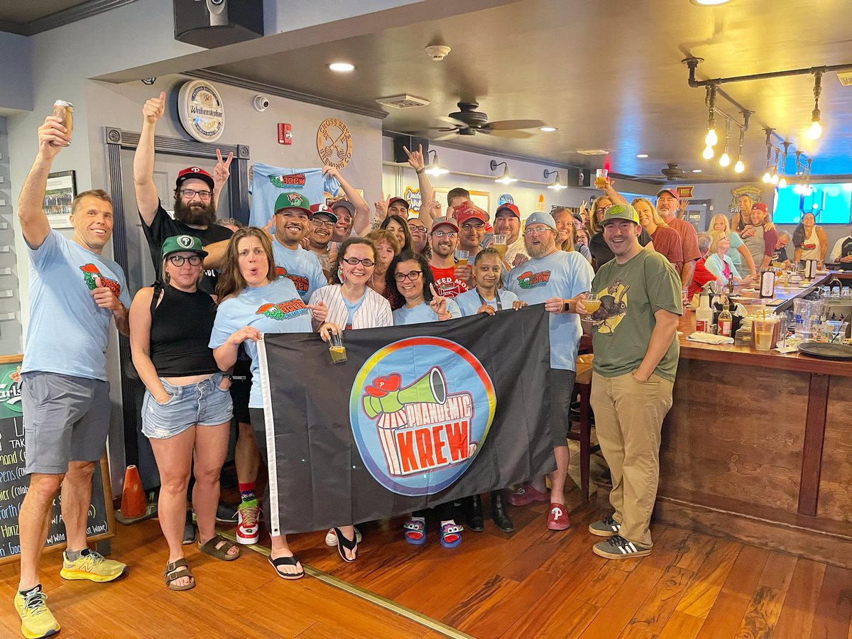 On behalf of the entire @phandemic_brew Phamily, we want to thank you for attending our Beer Release Watch Party @themilebar. Your presence at our event brought a playoff atmosphere and we are grateful for your support! #RingTheBell

#PhandemicBrew #Beer #Baseball #NJ #AudubonNJ