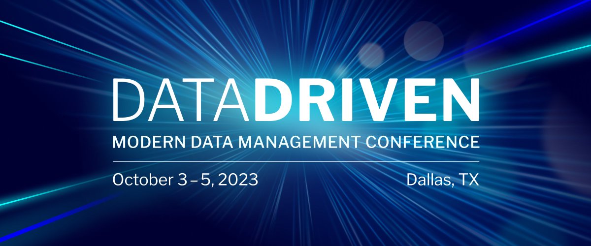 Super Early Bird pricing for #DataDriven ends on the 30th! Register now for only $595: datadriven.reltio.com/event/b53bd96f…