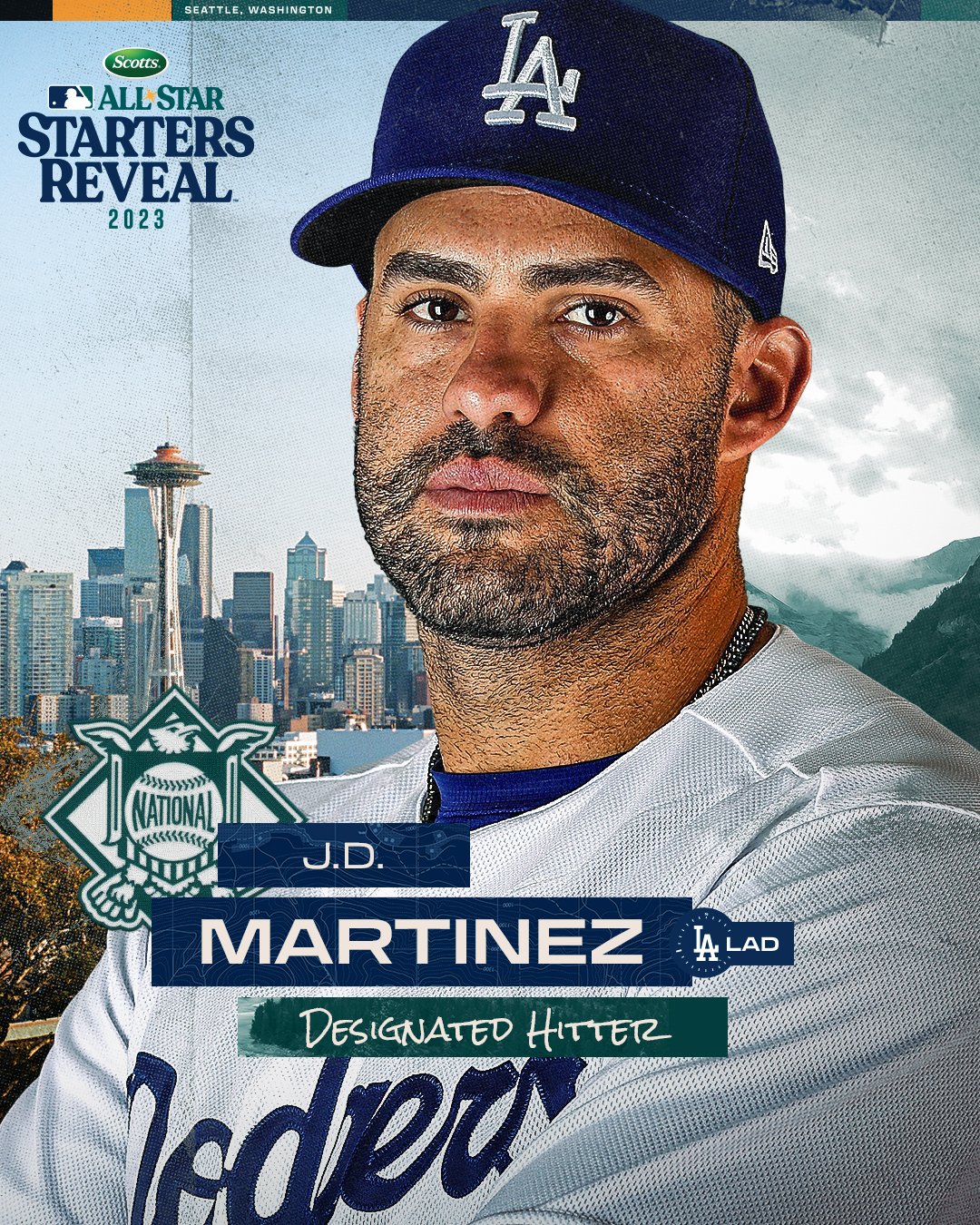 MLB on X: Another #AllStarGame for Just Dingers. J.D. Martinez is the  starting DH for the National League.  / X