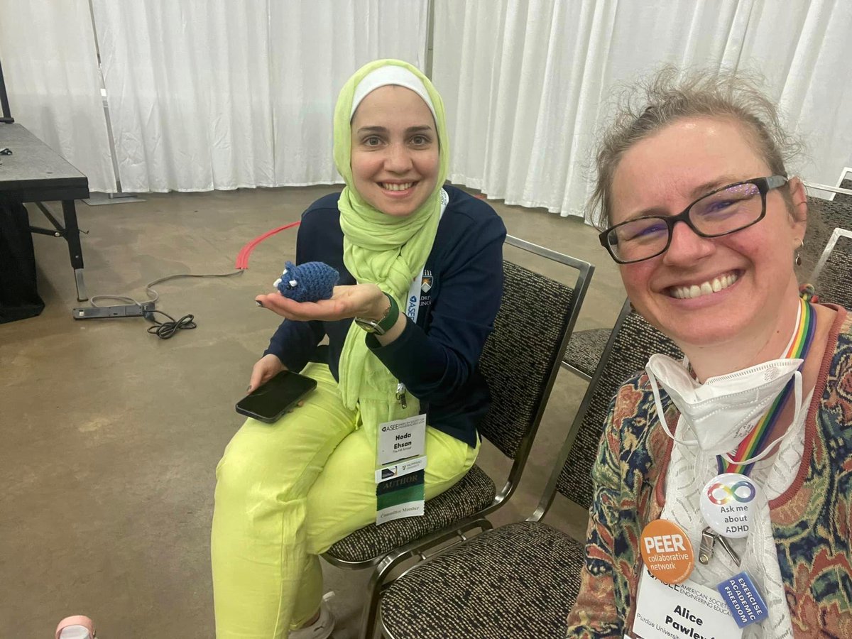 HodaEhsan (she/her) (@hodaehsan) on Twitter photo One of the best part of my #ASEE trips is to have some time with <a href="/alicepawley/">Dr. Alice Pawley</a> ! And I am so grateful for having a wonderful mentor, colleague and friend like Alice in my life! ❤️ One of the best part of my #ASEE trips is to have some time with <a href="/alicepawley/">Dr. Alice Pawley</a> ! And I am so grateful for having a wonderful mentor, colleague and friend like Alice in my life! ❤️