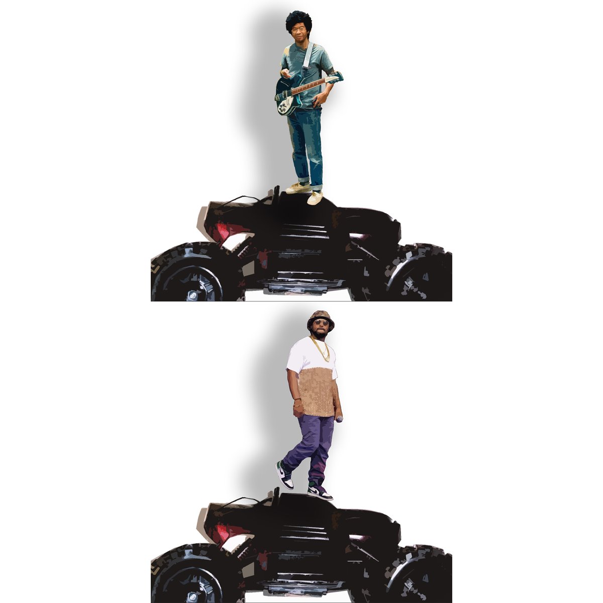 ZoserLabs's tweet photo. What if the features were on the cover art?  Rodeo edition.

#TravisScott #rodeo #daysbeforerodeo #astroworld #quavo #future #2chainz #juicyj #kacyhill #weeknd #swaelee #chiefkeef #kanyewest #justinbieber #youngthug #schoolboyq #mariaimdrunk #trap #rap https://t.co/cnK4Oqk7tf