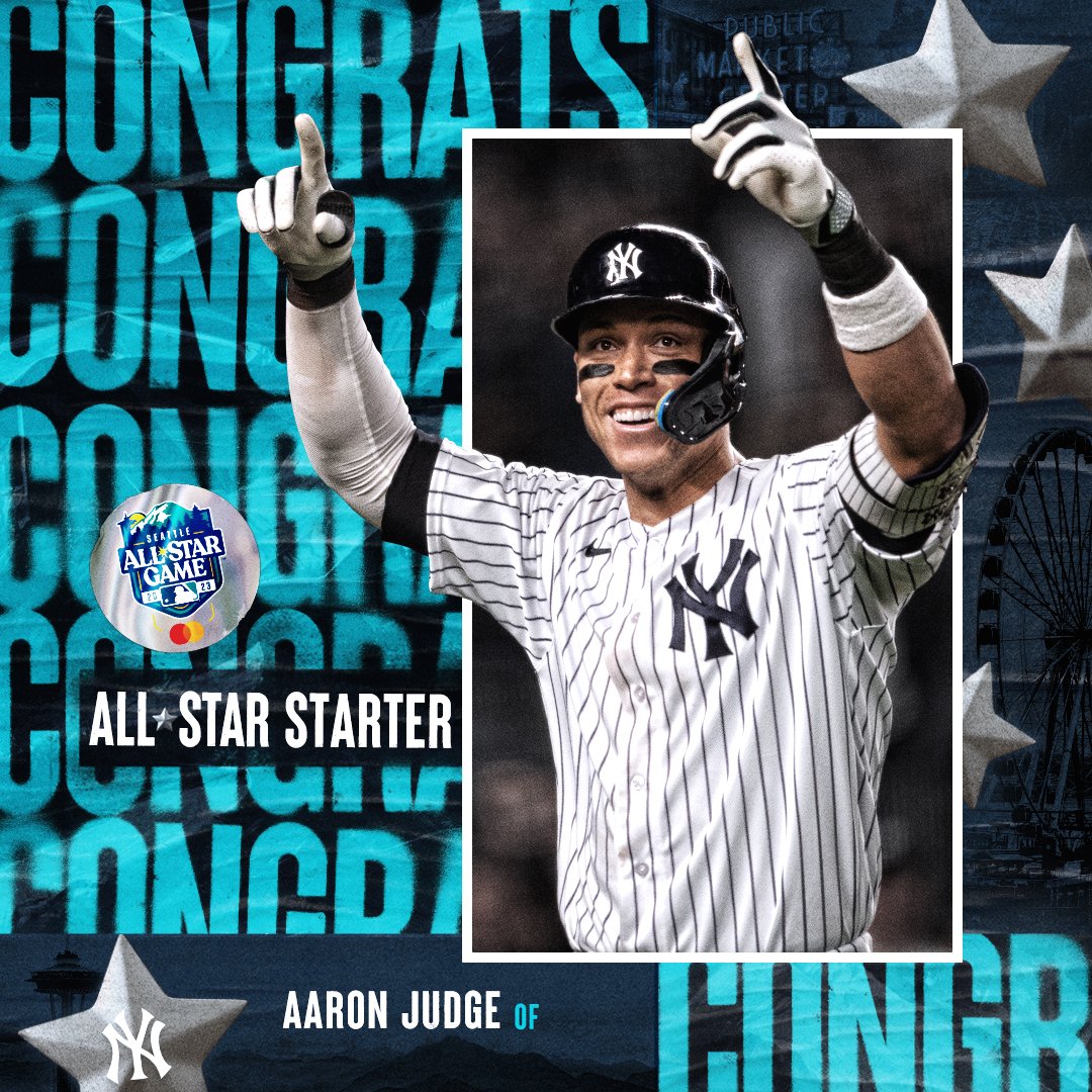 New York Yankees on X: All-Rise for the All-Star! Congrats