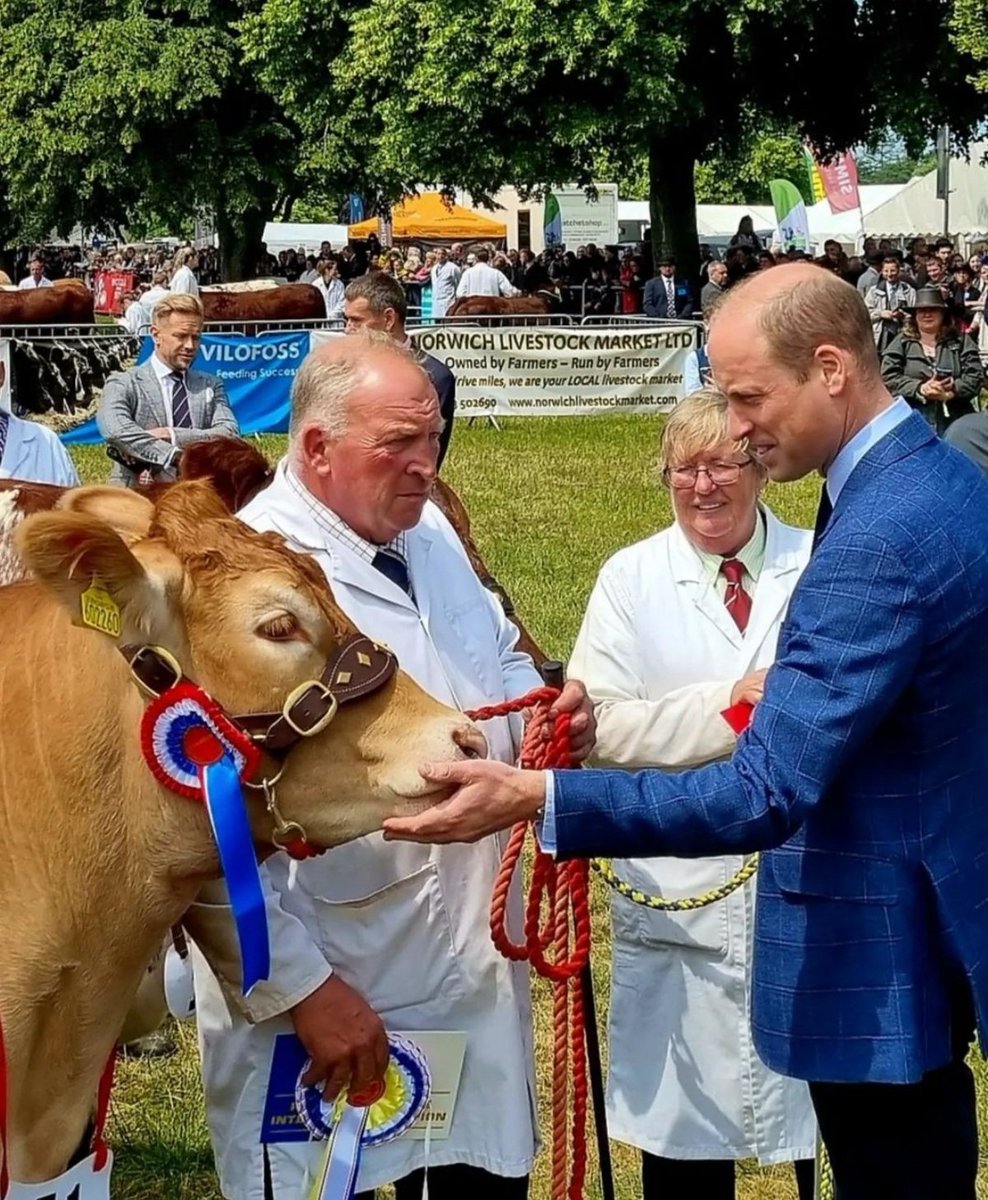 Prince William at the Royal Norfolk Show❤🐄
#PrinceofWales #RoyalNorfolkShow #Royalty #Jo_March62
