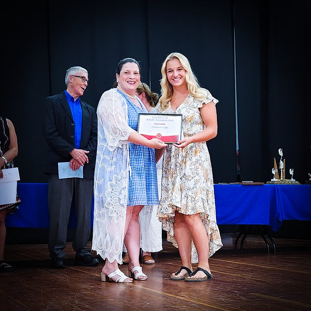 We want to send a HUGE congratulations to Taebyn Tulp &amp; Carter Edgar of OHS 🎓 

Both are recipients of our 2023 Bursaries. Each will receive $2500 to help with perusing their next level of education. We KNOW both will do great things.

Congrats &amp; Good Luck!