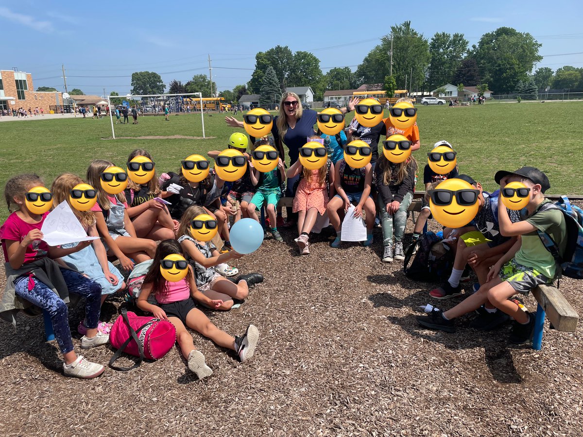 See you later, Gr. 3/4! It has been a wonderful year with 23 of my students, watching them grow, learn and develop everyday. It was a hard goodbye today, but I can’t wait to see them in the hallways in September ☺️ <a href="/MWrightMustangs/">MaryWrightPS</a> <a href="/TVDSB/">Thames Valley DSB</a>