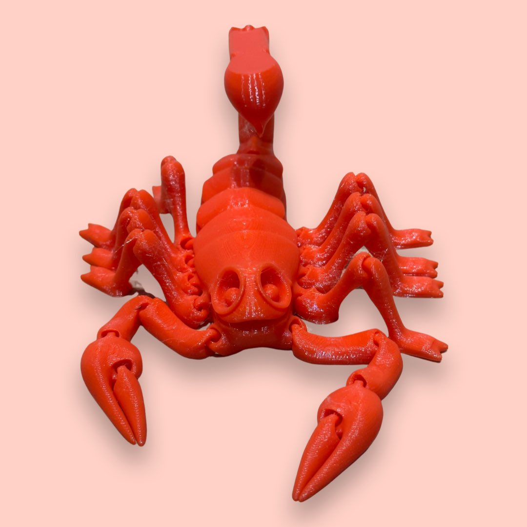 Makerwiz (@makerwiz) on Twitter photo Flexi Scorpion #3dmodel @flexifactory #3dprinter <a href="/josefprusa/">Josef Prusa</a> #pla #cokered @botfeeder #3dprinting @makerwiz #flexi #scorpion #sting #printinplace #makersgonnamake Flexi Scorpion #3dmodel @flexifactory #3dprinter <a href="/josefprusa/">Josef Prusa</a> #pla #cokered @botfeeder #3dprinting @makerwiz #flexi #scorpion #sting #printinplace #makersgonnamake