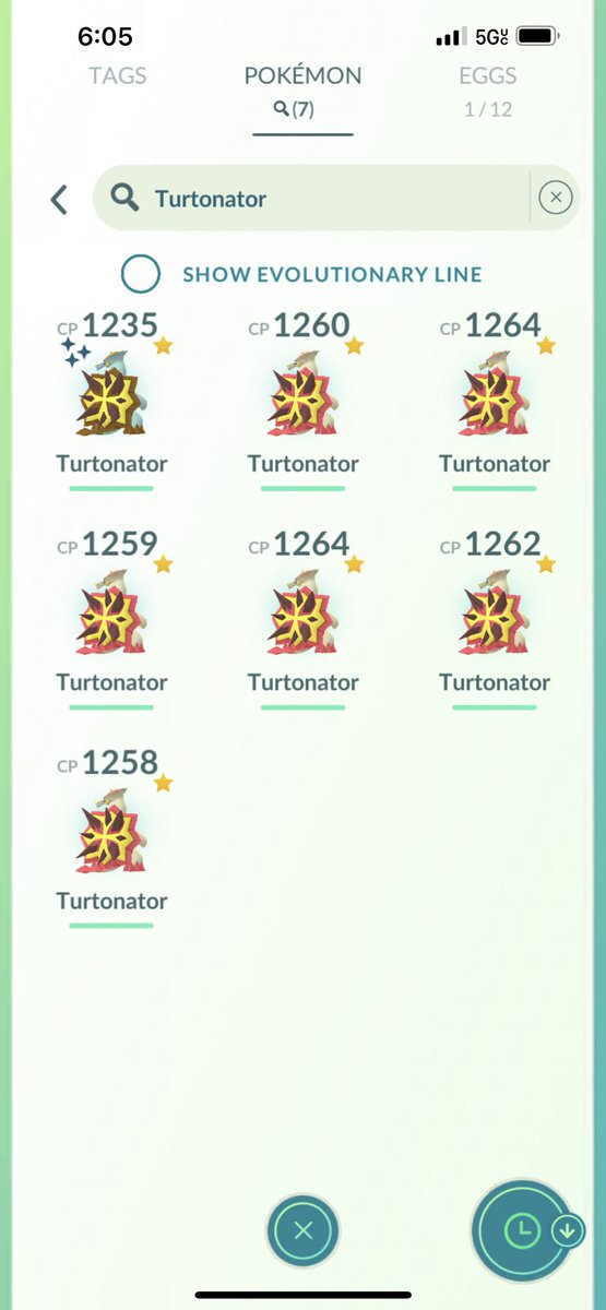 pokemonliam1's tweet photo. Finally!!! Shiny Turtonator on the 7th raid 
🐢✨ Beat odds 1 in 125 raids displayed by gaming intel 

Thank you friends for all your remote invites 🤝 

#PokemonGO https://t.co/v2E7f75nyG