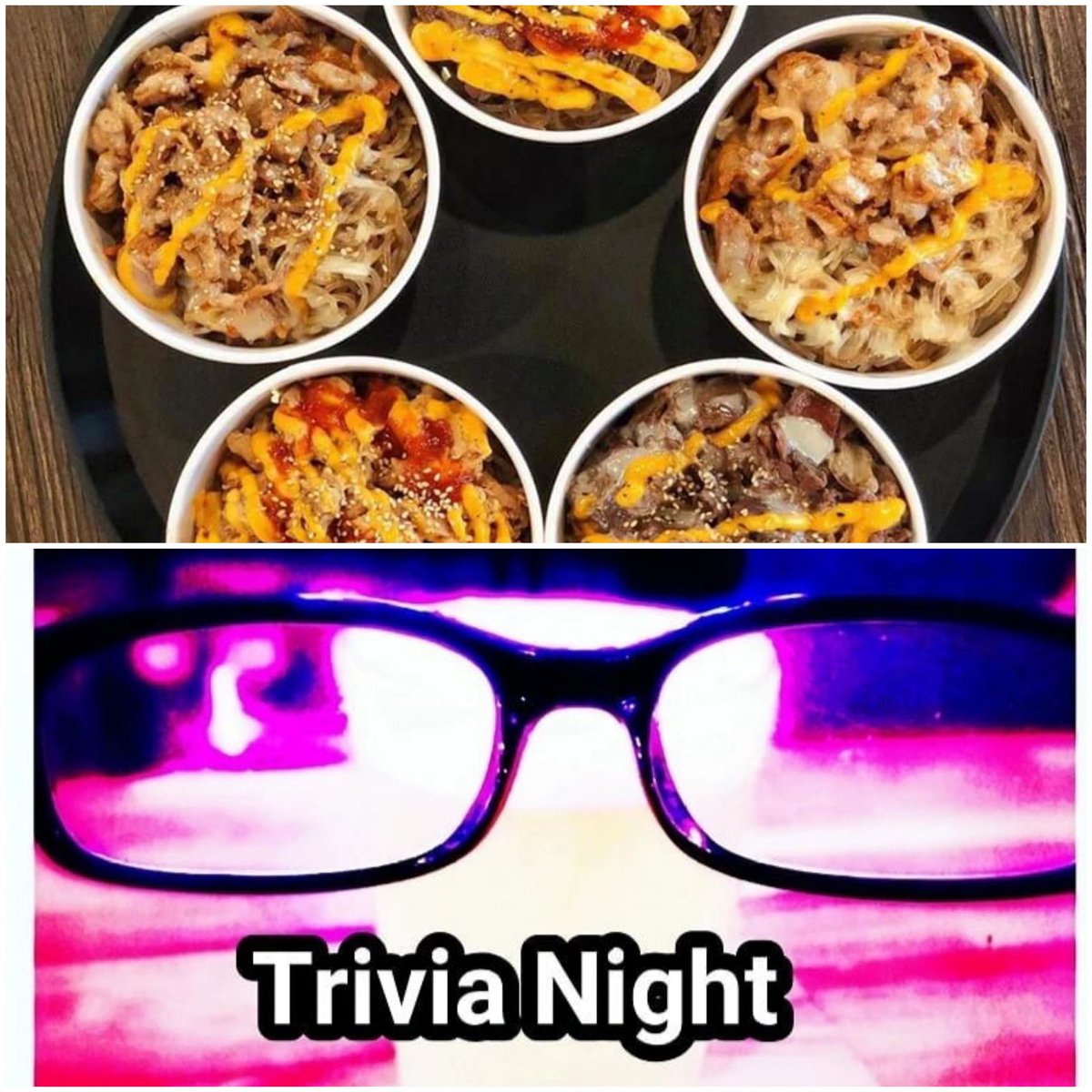 DiscoveryTap's tweet photo. Cup Bop is ready to serve delicous Korean Food! They will be here serving for Trivia tonight too! https://t.co/QcqMPlBKF1