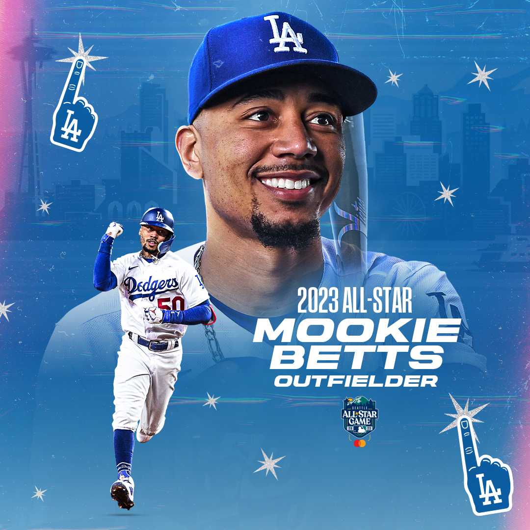 Los Angeles Dodgers on X: Starting in the outfield for the NL, All-Star  Mookie Betts!  / X