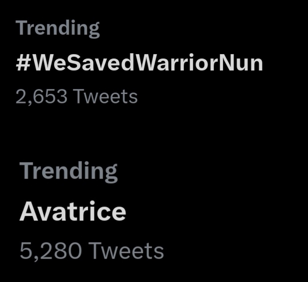 SavinWarriorNun's tweet image. When they cast speak out, it's going to be wild! 

Can't wait.

WE SAVED WARRIOR NUN #WarriorNunSaved #SaveWarriorNun