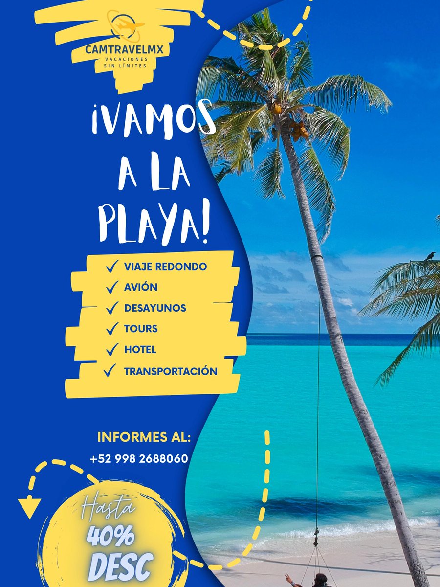 CAMTRAVELMX's tweet photo. Planea tus próximas #Vacaciones de #verano en las hermosas #playas del país.... podría ser #Cancun, #Tulum, #Vallarta, #LosCabos elije estas a tiempo para realizar tu #reservacion a un super precio... https://t.co/rhv8OoMmxw