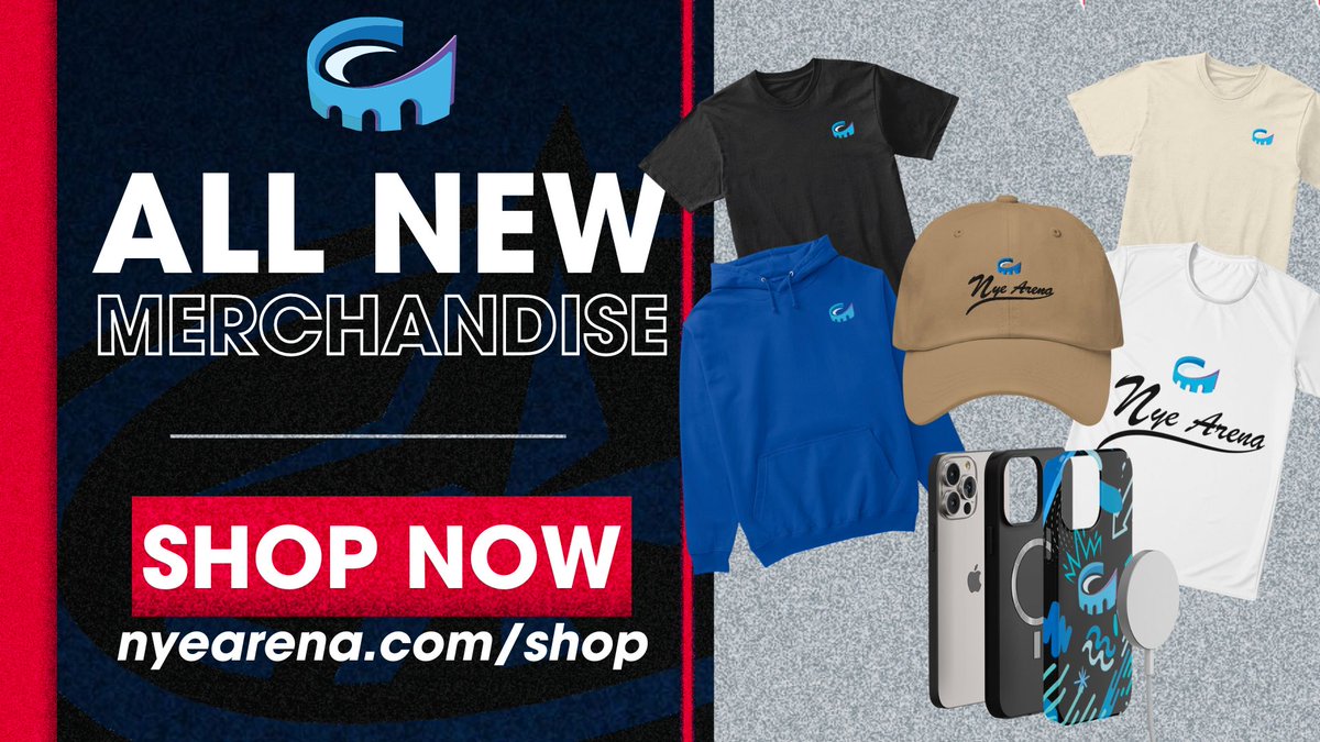 NyeArena's tweet photo. Merch? You said merch?

We have BRAND NEW merch that you can buy now on our website. Take a look! Why not?

 https://t.co/ZuYD2pfa3N https://t.co/6eMcwj3kXK