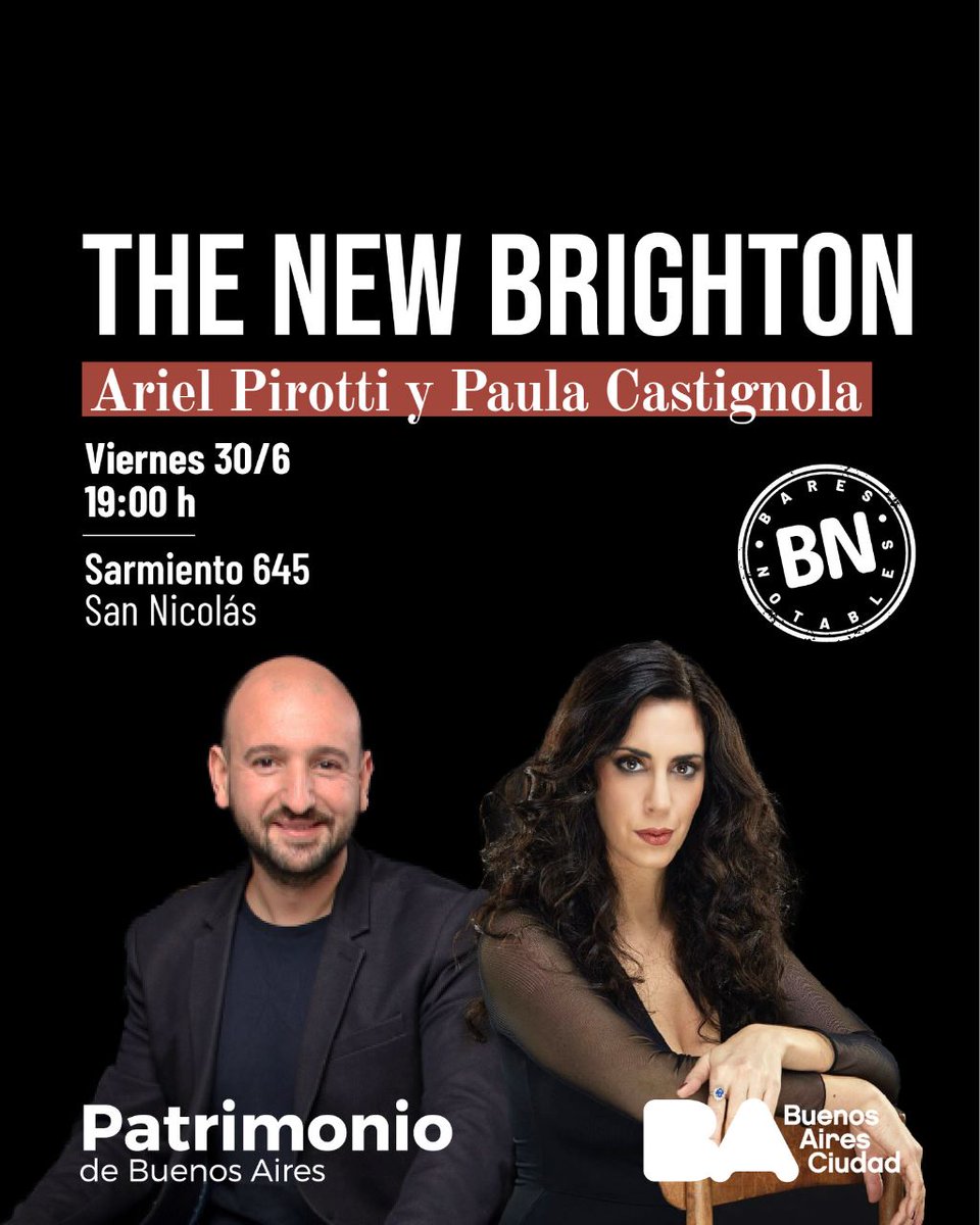 Entrada gratuita.  Los esperamos en este hermoso bar notable. <a href="/ArielPirotti/">Ariel Pirotti</a>