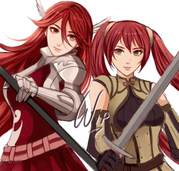 wip// cordelia and severa!  #fireemblem