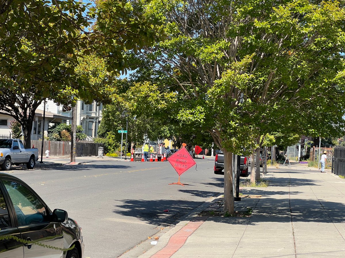 Safe8thOakland's tweet photo. Construction begins on Safe 8th Street!

It's been three years since our campaign began, and almost two since our CIP funds were secure. So, we're grateful the moment is here at last. https://t.co/xe9BBsTwq5