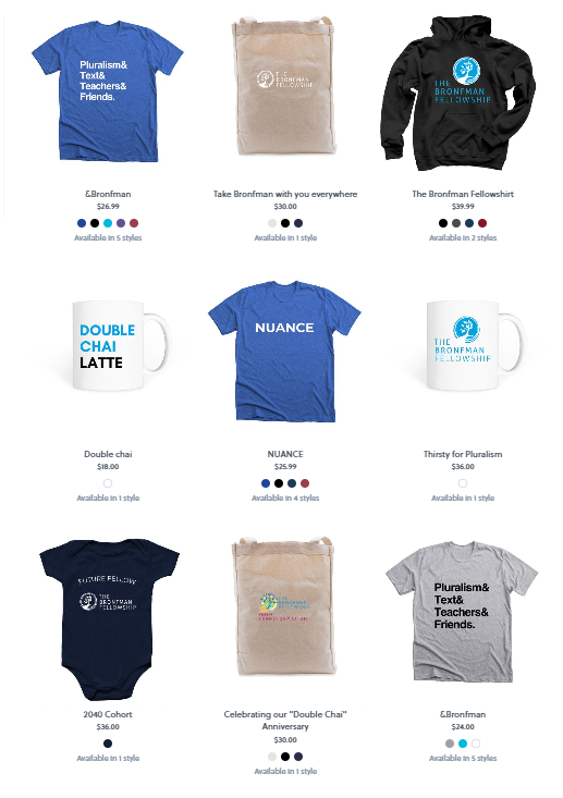BronfmanFellows's tweet photo. As one of our 36 ways of celebrating The Bronfman Fellowship's 36th (double #chai) anniversary, we've launched an #onlinestore for all your Bronfman-related needs! Go to https://t.co/jd098R7jYZ #swag https://t.co/0o6DoAAFPM
