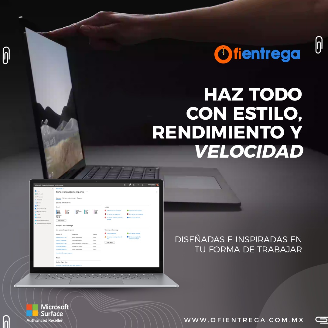 Ofientrega1's tweet photo. ¡Descubre Surface!   La línea de dispositivos innovadores que ofrecen una experiencia única de Windows 11. Con Surface, podrás trabajar, jugar y crear de forma versátil y potente. 

Haz clic aquí para más información 👉 https://t.co/SB14LKMu0a https://t.co/rqdsk0EDs8