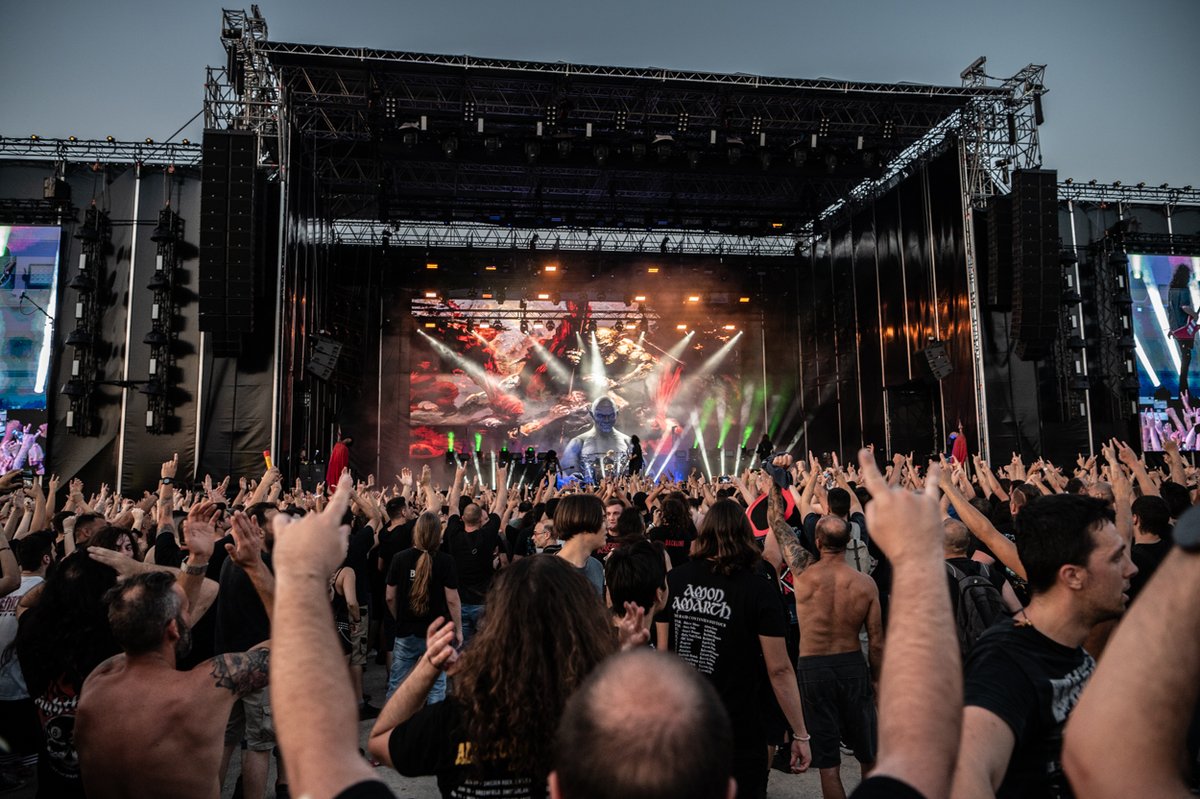 kreator's tweet photo. Reliving our set from Release Athens Festival!

Thank you all for being such an incredible audience!! We'll be back soon... https://t.co/AOw9wYIXEP