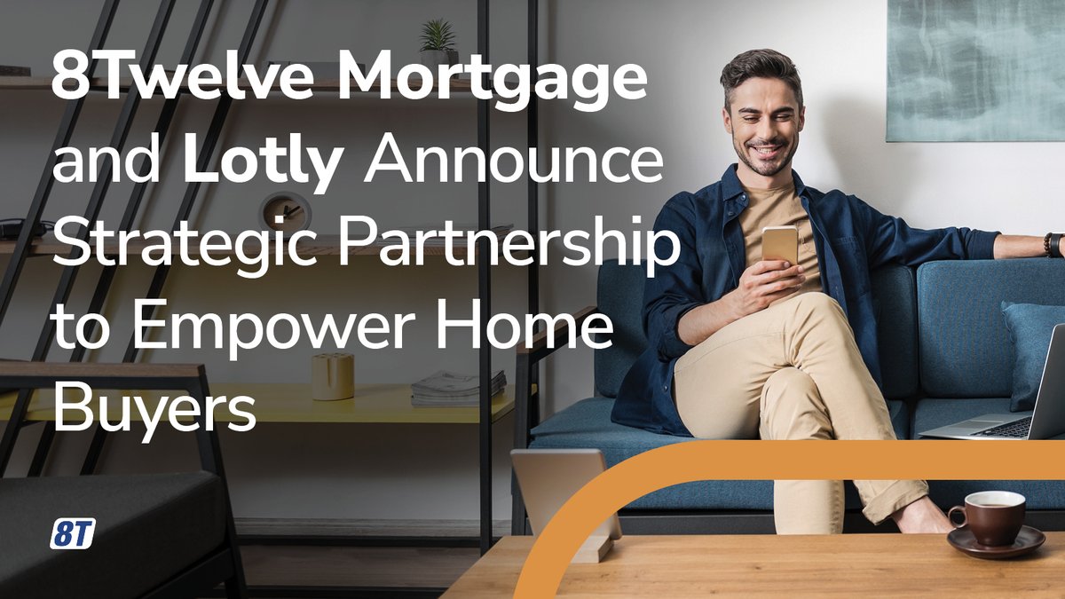 We're pleased to share with you that 8Twelve has formed a #strategicpartnership with @hello_lotly, a trailblazer in #sharedequity programs.

This collaboration aims to empower potential #homebuyers, making #homeownership more accessible through Lotly's innovative shared equity…