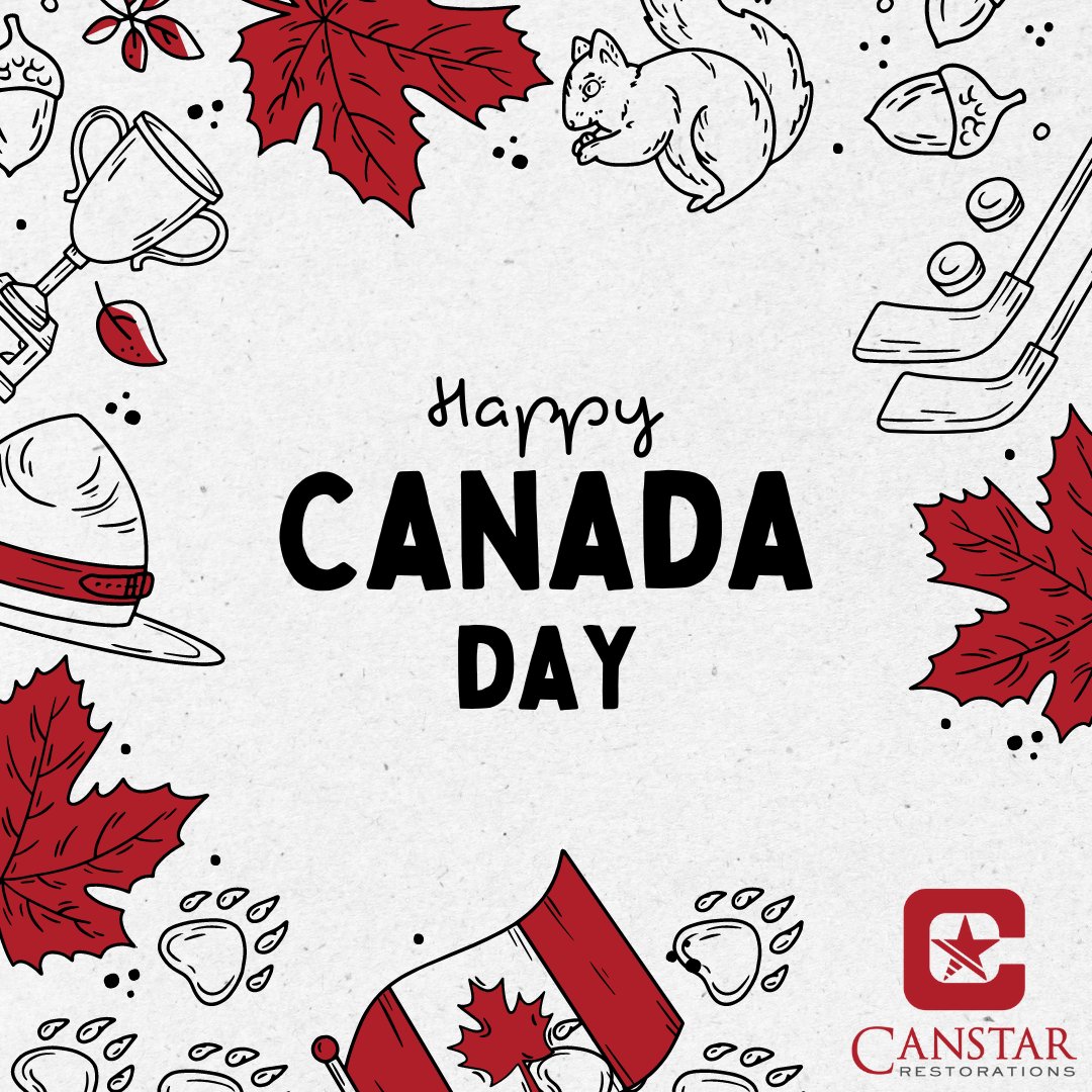 Happy Canada Day!  Today we wish all our fellow Canadians a day filled with joy, unity, and love for this incredible nation we call home. Let's celebrate together and embrace the true spirit of Canada.

#Canstar #Restoration #Canada #Day