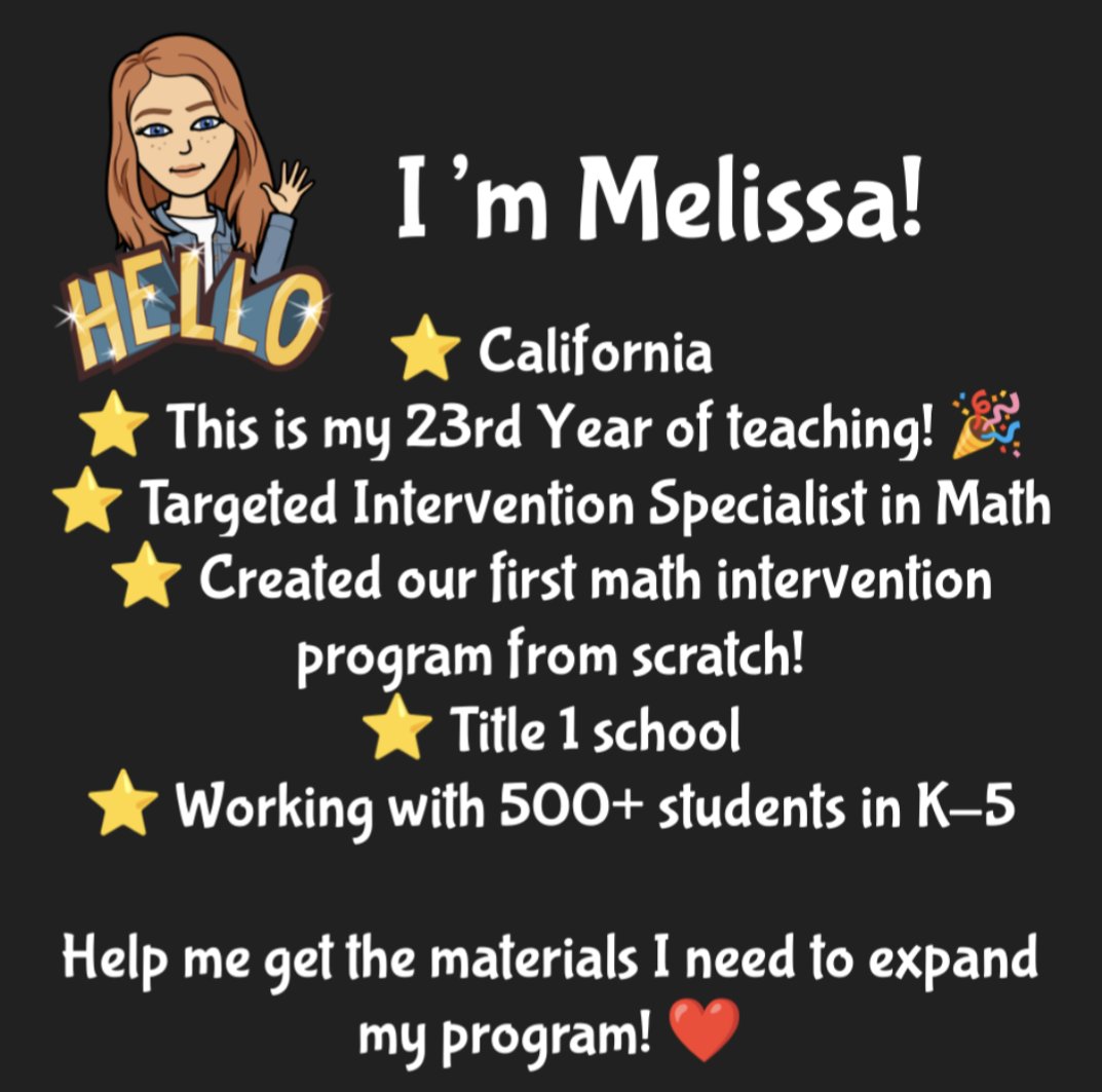 Hey #clearthelist Heroes! I created our 1st math intervention program from scratch!

Good quality materials are pricey, so I created a Registry so that donors can contribute ANY amount to those higher priced items!

Will you be a Hero &amp; contribute today?
amazon.com/wedding/share/…