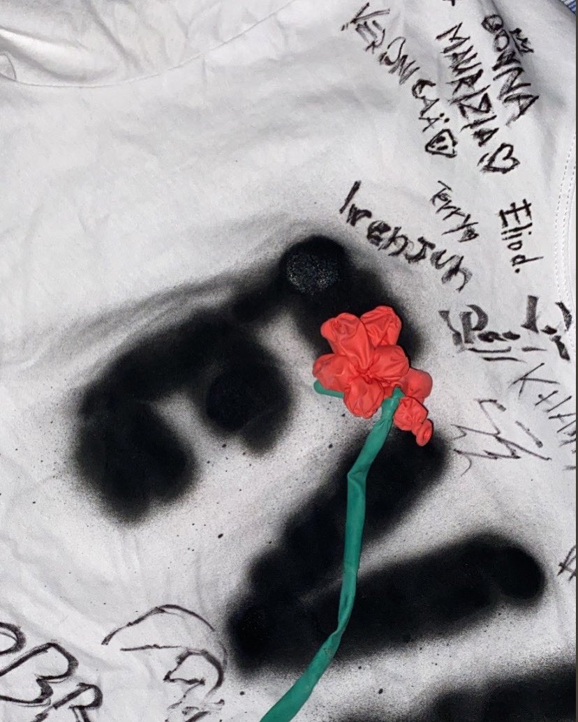 evakernel's tweet image. Esattamente un anno fa, una bimba ed i suoi genitori mi regalarono questo fiorellino di palloncini ❤️🥲