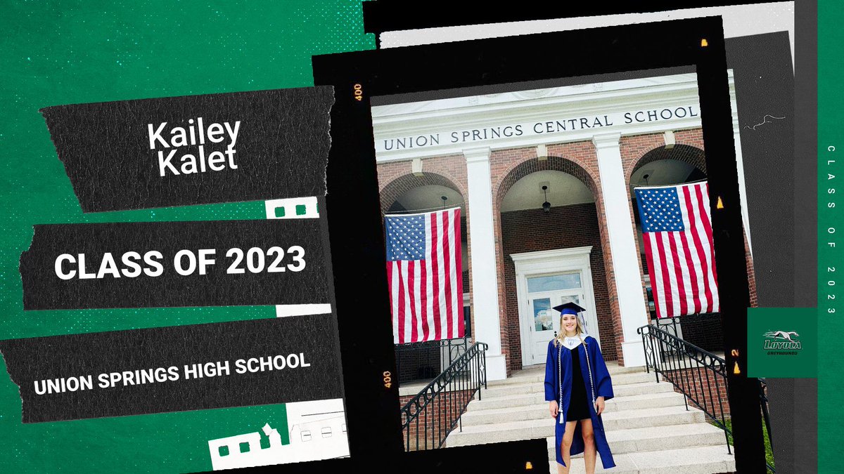 LoyolaWBB's tweet photo. Congrats @KaileyKalet on your graduation. Next stop: @LoyolaMaryland Class of 2027. #HoundTown #GRT https://t.co/syEjxPQNqr