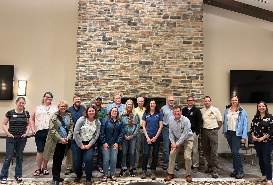 GreenBayNERR's tweet photo. Earlier this week @GreenBayNERR partners came together with @noaaocean staff for an informal conversation and visit to the proposed NERR sites. Meetings like the one this week are building connections between land partners and managers. Thanks for the visit! @uwgb @CofrinBiodiv https://t.co/8t4BylObhw