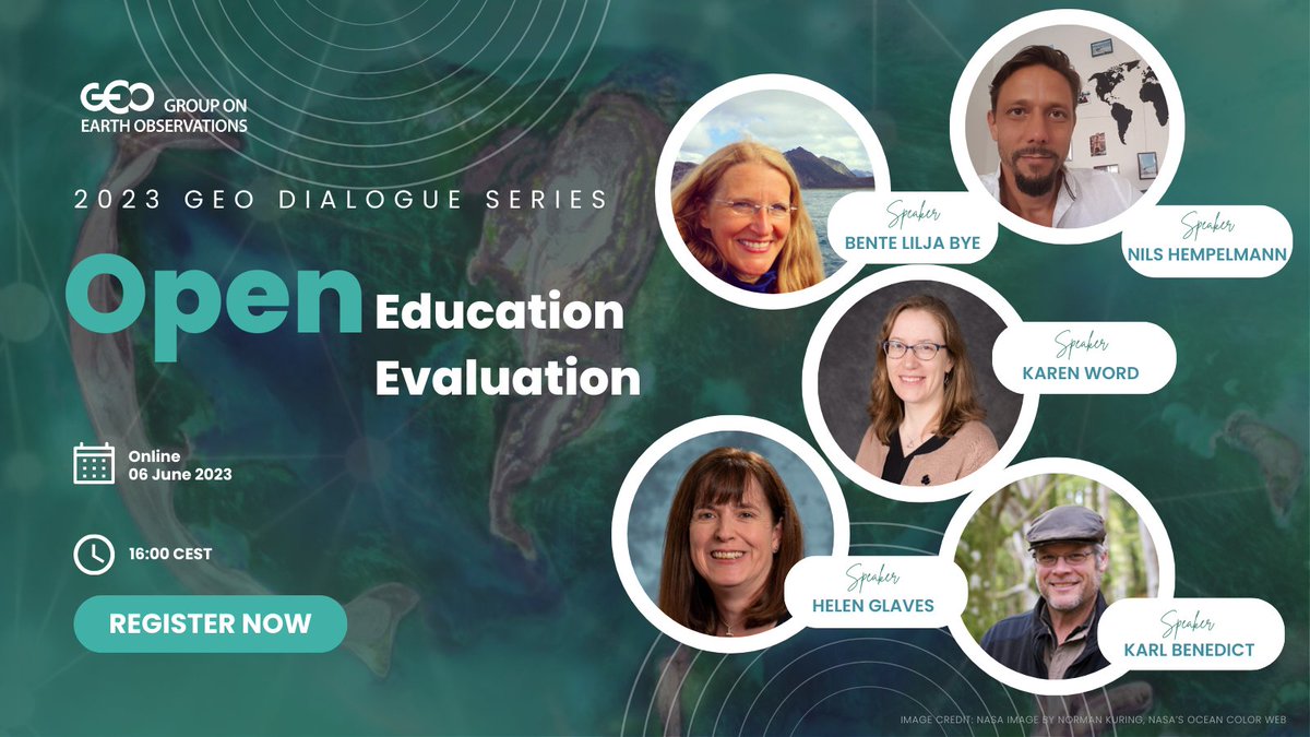 M-F Voidrot (@twitt_mfv) on Twitter photo ⏰Time again for a GEO Dialogue!
🔍 Focus: Open #Education, Open Evaluation
🗓️ When: July 6th, 16:00-17:30 CEST
🌍 Where: Remote registering at tinyurl.com/msxbbzpu
#ODOK2023 <a href="/GEOSEC2025/">Group on Earth Observations</a> <a href="/opengeospatial/">Open Geospatial: OGC</a> <a href="/EUEnvironment/">EU EnvironmentAgency</a> <a href="/eurogeoss/">eurogeoss</a> <a href="/AmeriGEO/">AmeriGEO</a> #Afrigeo #AOGEO ⏰Time again for a GEO Dialogue!
🔍 Focus: Open #Education, Open Evaluation
🗓️ When: July 6th, 16:00-17:30 CEST
🌍 Where: Remote registering at tinyurl.com/msxbbzpu
#ODOK2023 <a href="/GEOSEC2025/">Group on Earth Observations</a> <a href="/opengeospatial/">Open Geospatial: OGC</a> <a href="/EUEnvironment/">EU EnvironmentAgency</a> <a href="/eurogeoss/">eurogeoss</a> <a href="/AmeriGEO/">AmeriGEO</a> #Afrigeo #AOGEO
