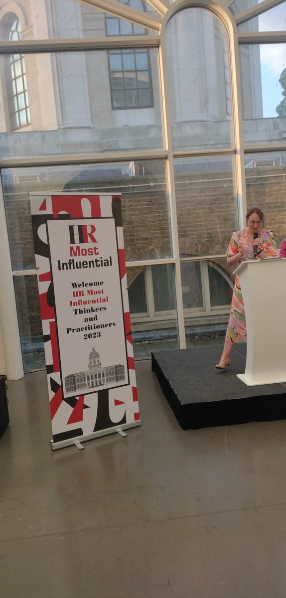 And lastly our hall of fame! 🌟

Sharon Benson, Lloyds Pharmacy

Perry Timms, PTHR

Simon Fanshawe, Diversity by Design

Stephen Bevan, Institute of Employment Studies - accepted by his colleague and mentee Zofia Bajorek

#HRMI23