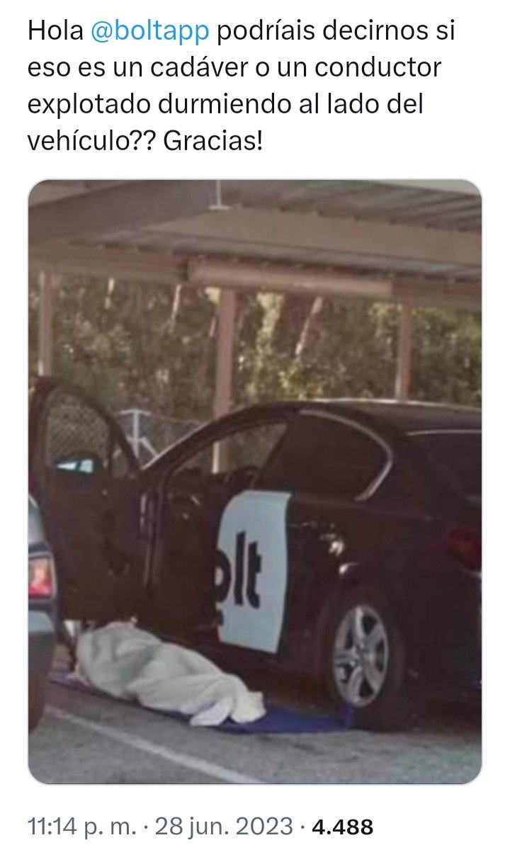 Mariluzfri's tweet photo. Ayer le envié esto a @boltapp y esta fué su respuesta. Y os cuento cómo sigue la historia, os va a gustar ( spoiler: a Bolt, no tanto😉)👇 https://t.co/HzL73tagka