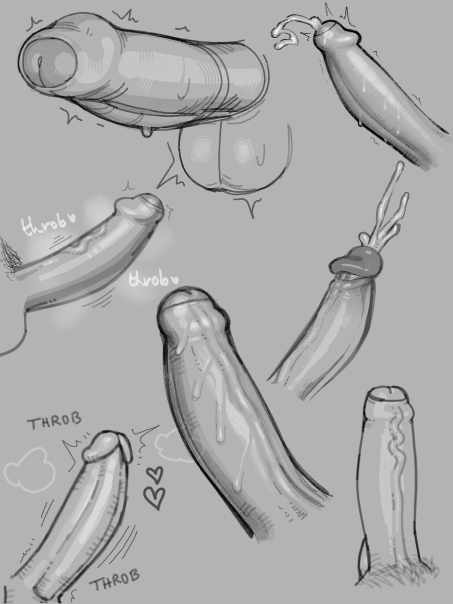I think every artist has a comfort thing to draw when they want to mindlessly doodle. Mine are butts &amp; dicks😊