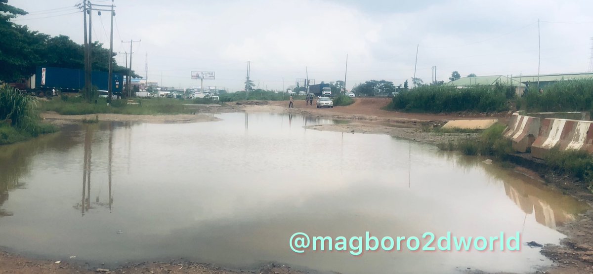 Magboro roads leading to Lagos-Ibadan Expressway are in deplorable condition. It’s disheartening to see such terrible roads in a community that is not war-torn. Another day to highlight the leadership of Governor Dapo Abiodun in Ogun State.