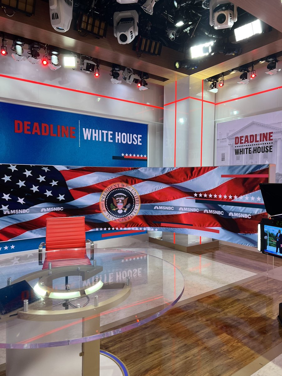 JesseRodriguez's tweet photo. President Biden @POTUS live on @MSNBC with @NicolleDWallace — moments away https://t.co/T4PpTC1osL