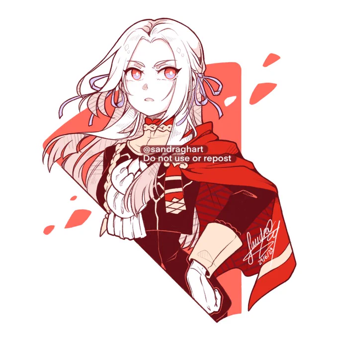  Edelgard for red!  Finally starting this! Which character would you like for orange? 