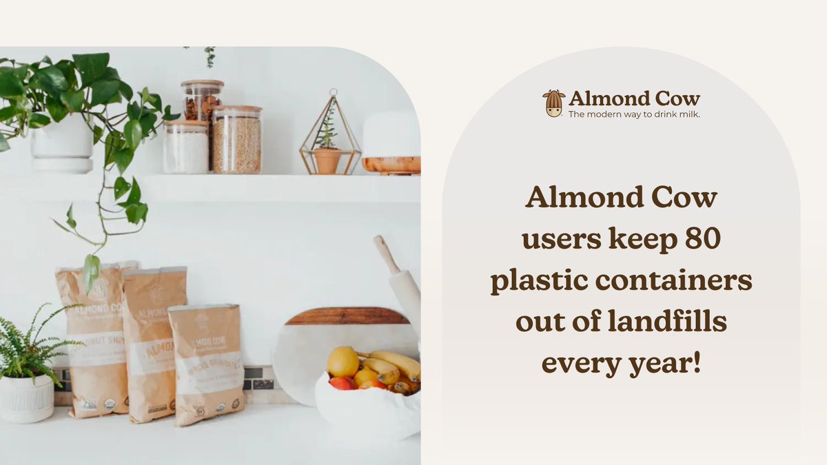 Ready to reduce your environmental impact and start making your own delicious plant-based nut milk at home?

We've got you! 🌱

Check out our blog on sustainability to learn how you can do your part!
almondcow.co/blogs/sustaina…