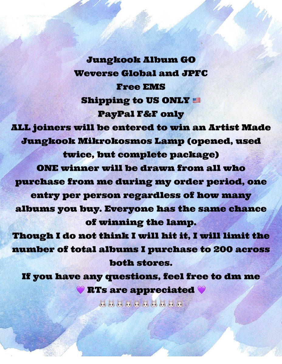 Tiggr_Mommi's tweet photo. If you have any questions, feel free to dm me
💜 RTs are appreciated 💜🐰🐰🐰🐰🐰🐰🐰🐰🐰🐰

#jungkookie #jungkookgo
#Weverseglobalgo #btsjpfc #btsjpfcgo #btsalbumgo 
#btsgrouporder #btsGO #wtsbts #jungkook #wtsjungkook #jungkookslbum #jungkookpc #jungkookgrouporder https://t.co/yyXv6coZ4Q