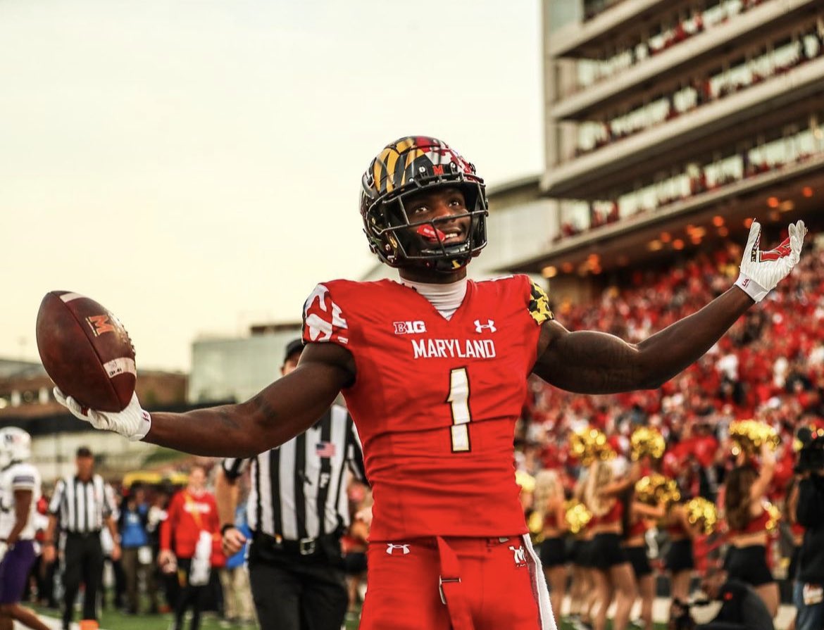 Jewellz “JuJu” Parm (@jujuparm) on Twitter photo After a great conversation with <a href="/CoachThomas_14/">Coach Marcus Thomas</a> and <a href="/CoachTroop3/">elite_Threatz</a> I’m extremely blessed to say I have received an offer from The University of Maryland!! Thank you for believing in me!! #goterps 🐢
<a href="/MDFootball/">Mater Dei Football</a> <a href="/GregBiggins/">Greg Biggins</a> <a href="/adamgorney/">Adam Gorney</a> <a href="/BrandonHuffman/">Brandon Huffman</a> <a href="/ChadSimmons_/">ChadSimmons</a> <a href="/MrGriffin22/">Coach Griff</a> After a great conversation with <a href="/CoachThomas_14/">Coach Marcus Thomas</a> and <a href="/CoachTroop3/">elite_Threatz</a> I’m extremely blessed to say I have received an offer from The University of Maryland!! Thank you for believing in me!! #goterps 🐢
<a href="/MDFootball/">Mater Dei Football</a> <a href="/GregBiggins/">Greg Biggins</a> <a href="/adamgorney/">Adam Gorney</a> <a href="/BrandonHuffman/">Brandon Huffman</a> <a href="/ChadSimmons_/">ChadSimmons</a> <a href="/MrGriffin22/">Coach Griff</a>