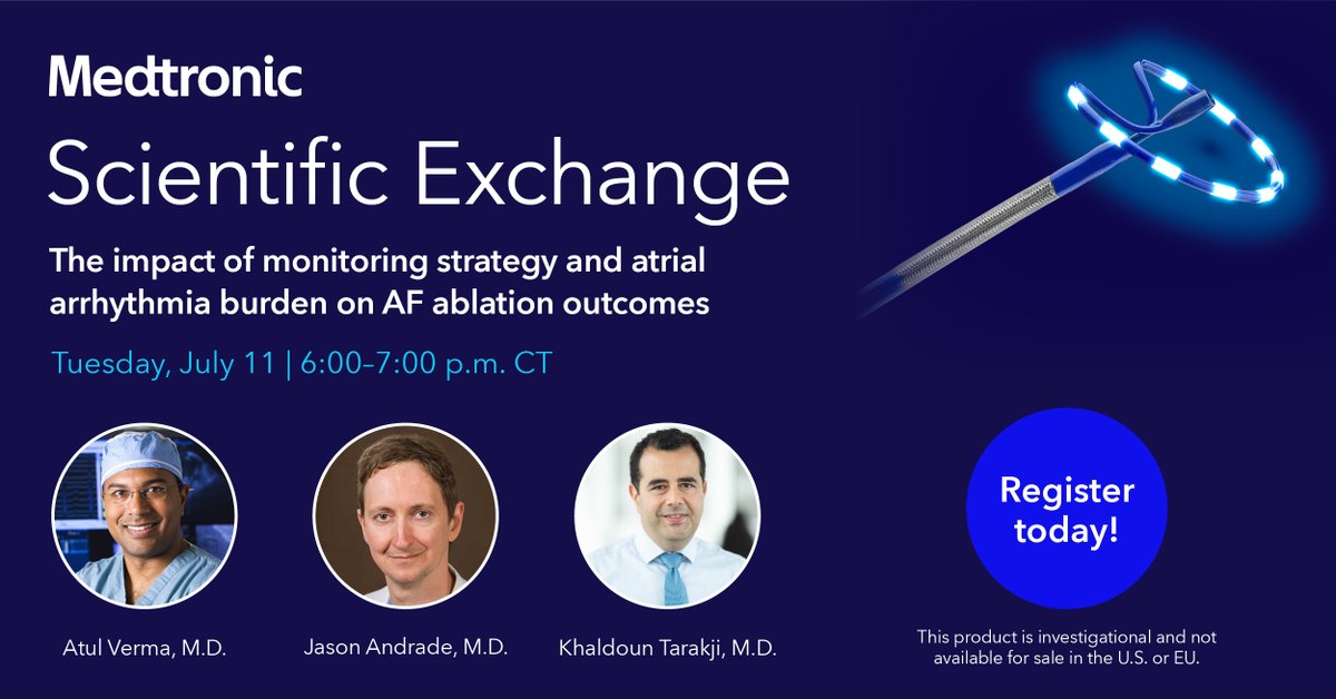 Register to attend part 4 of our series on pulsed field ablation for a discussion on a secondary analysis of the PULSED AF trial with Drs. Jason Andrade, Atul Verma, and Khaldoun Tarakji. <a href="/DrJasonAndrade/">Jason Andrade</a>  <a href="/atulverma_md/">Atul Verma</a>  <a href="/khaldountarakji/">Khaldoun Tarakji</a> .

Register now: bit.ly/4449HlU