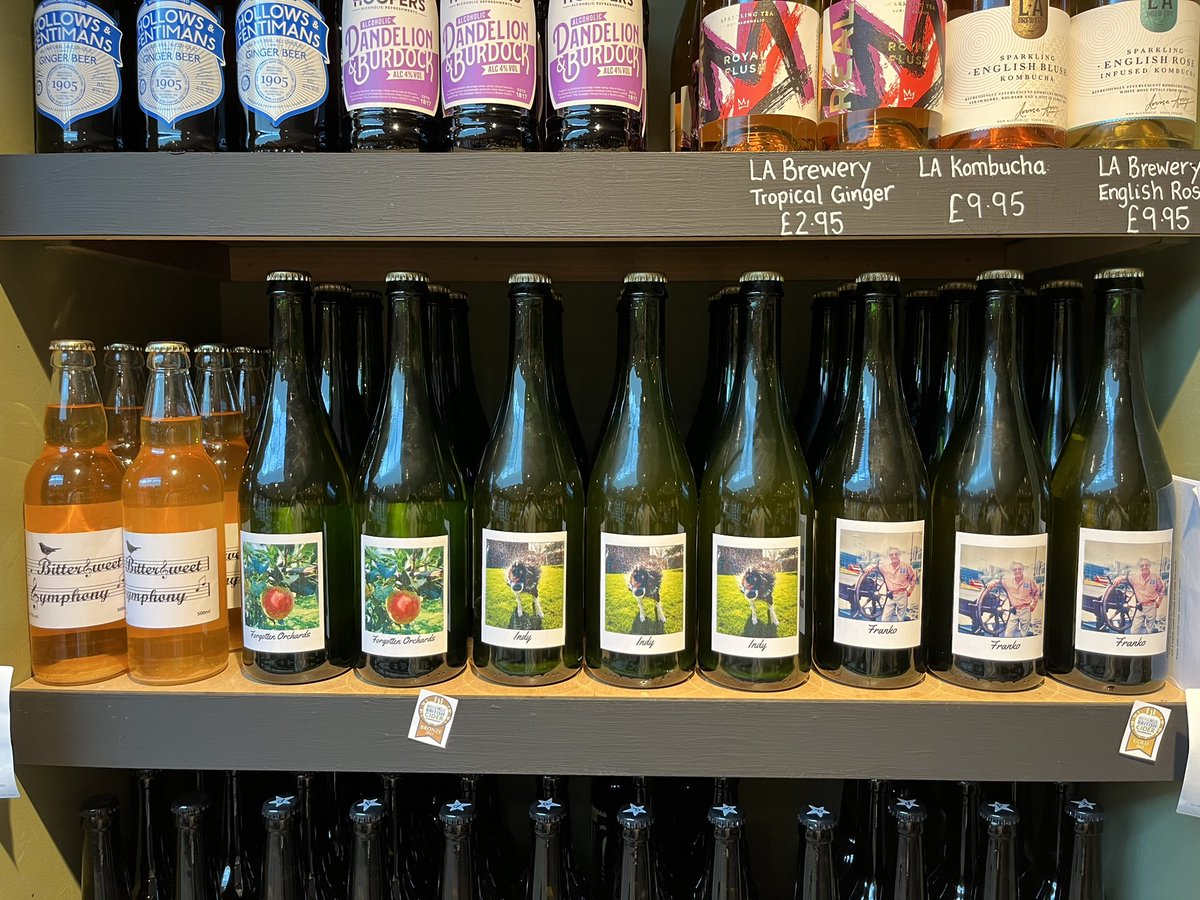 Shelves restocked at <a href="/DoddingtonHall/">Doddington Hall</a> including two of our British Cider Championship medal winners 🥂