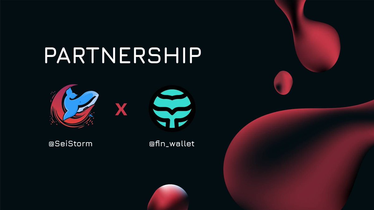 Excited to announce another great partnership! @fin_wallet 🚢🌊

Users will be able to use this wallet during our IDO testnet event! 

We are the leading launchpad on @SeiNetwork so many more exciting updates coming! 

Discord.gg/seistorm

#seinetwork #launchpad #testnet #IDO