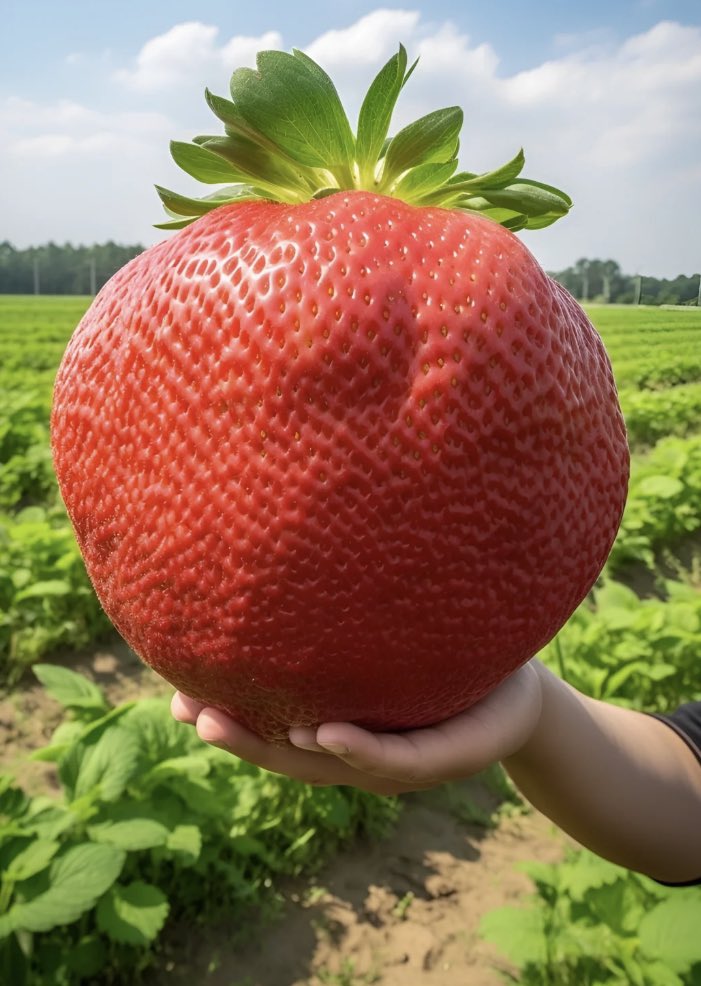 giant strawberry 🍓